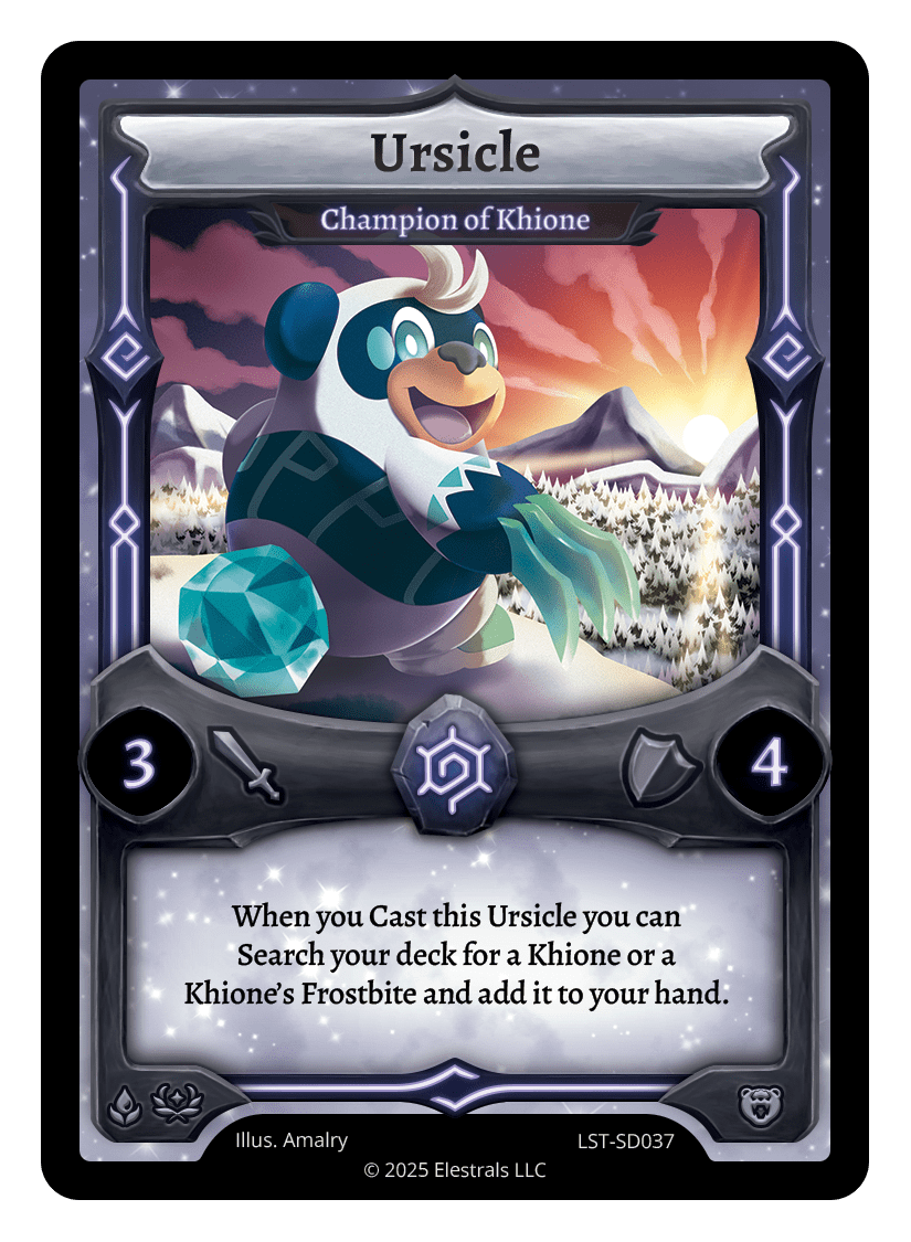Ursicle - Champion of Khione - LST-SD037
